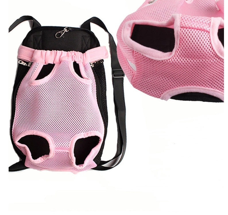 Portable Dog Backpack Pets dealsniper-net Pink L