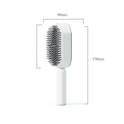 Women Fashion 3D Hair Growth Comb Hairbrush Self-Cleaning Hair Brush Self Cleaning Hair Brush For Women Massage Scalp Promote Blood Circulation Anti Hair Loss Women dealsniper-net