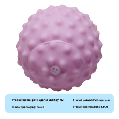 Pet Sound Rubber Simulation Bite-resistant Ball