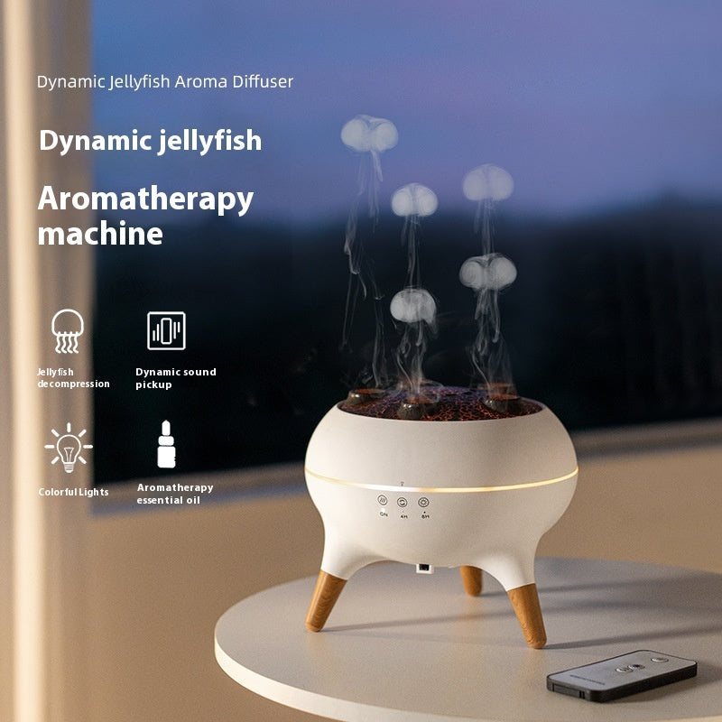 Household  Intelligent Jellyfish Ultrasonic Air Humidifier Diffuser