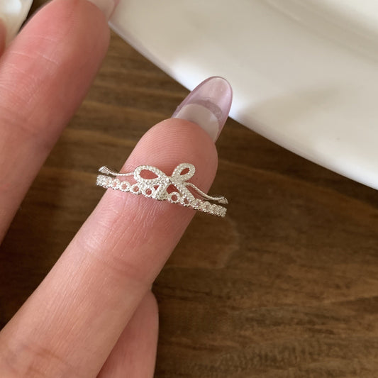Ins Trendy 925 Silver Korean Style Open Finger Ring Jewelry Gym From House Style 1 1 PC