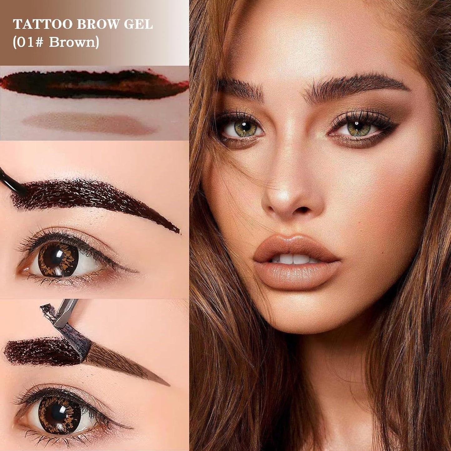 Tattoo Easy Peel Off Eyebrow Gel Cream Types Long-Lasting Beauty Gym From House