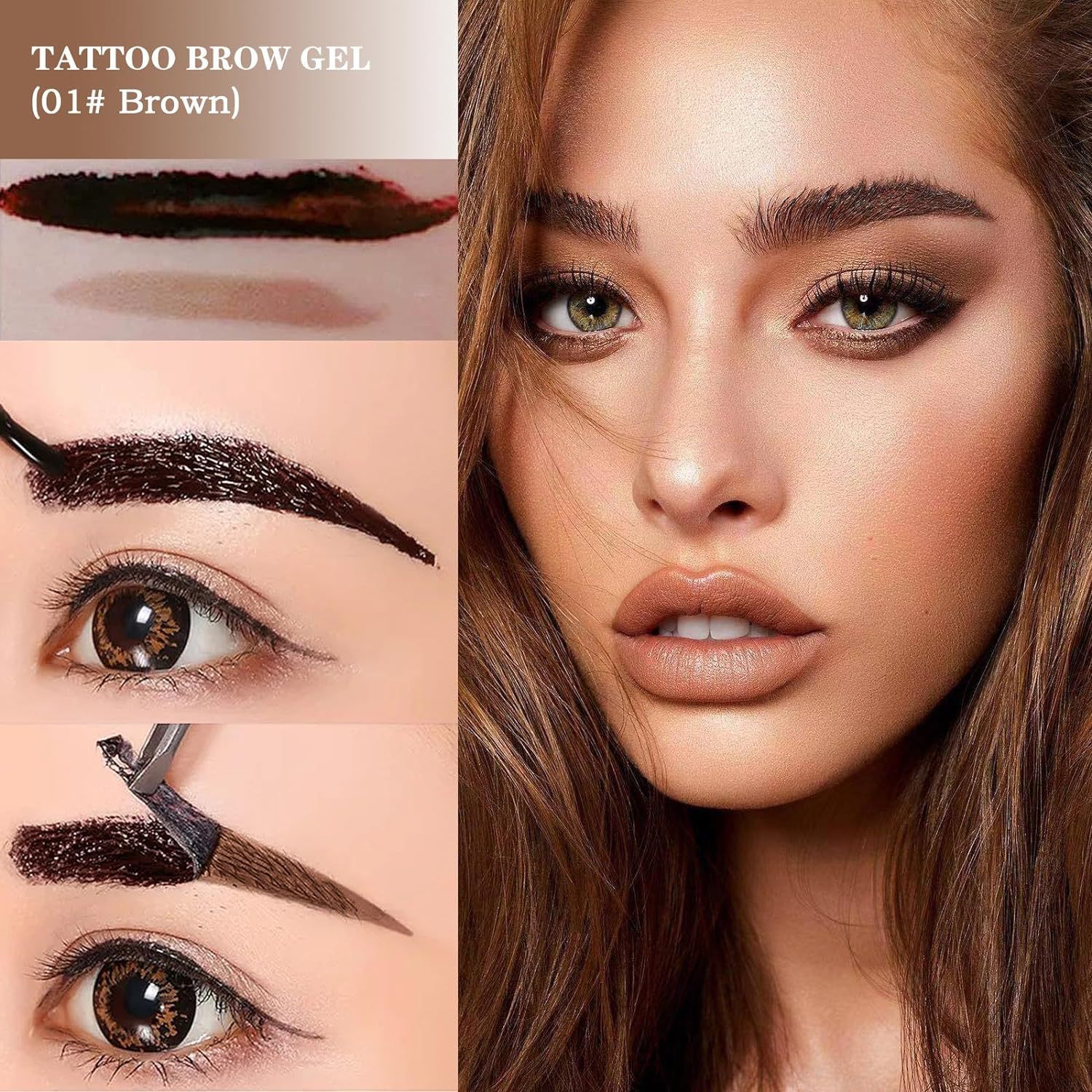 Tattoo Easy Peel Off Eyebrow Gel Cream Types Long-Lasting Beauty Gym From House