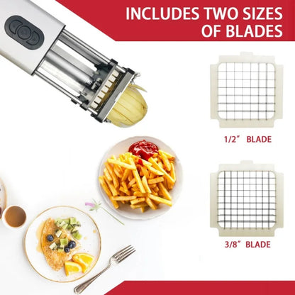 Kitchen Gadget Electric French Fry Cutter With Blades