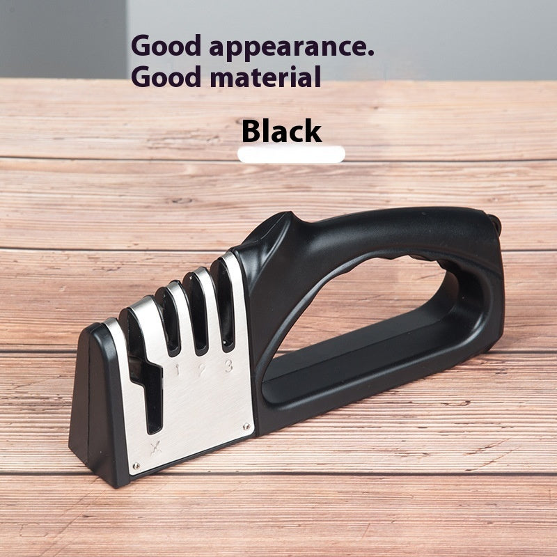 Cross-border Source Supply Kitchen Scissors Home Knife Sharpener Kitchen DealSniper.net Black