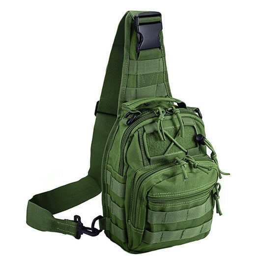 Outdoor Tactical Sling Bag Military MOLLE Crossbody Pack Chest Shoulder Backpack Men dealsniper-net Green