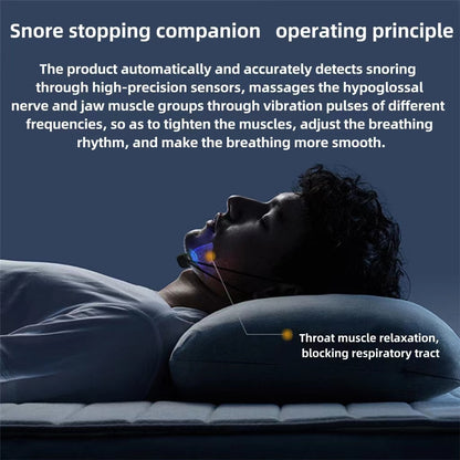 Smart Anti Snoring Device EMS Pulse Snoring Stop Effective Solution