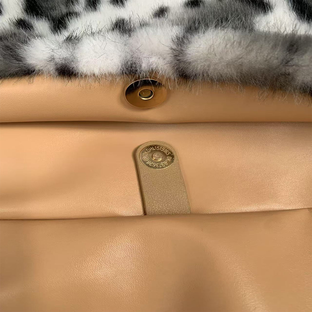 New Leopard Print Plush Crossbody Bag Women's Leopard Print Women Gym From House