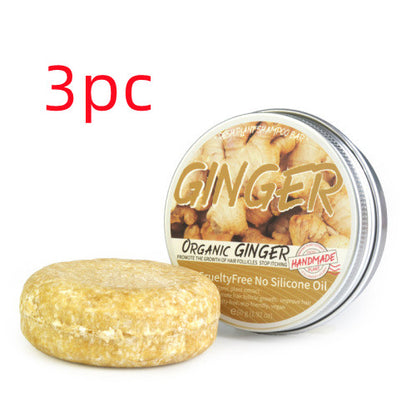 Ginger Shampoo Soap Anti-dandruff Refreshing Health dealsniper-net 3pcs 60g Ginger