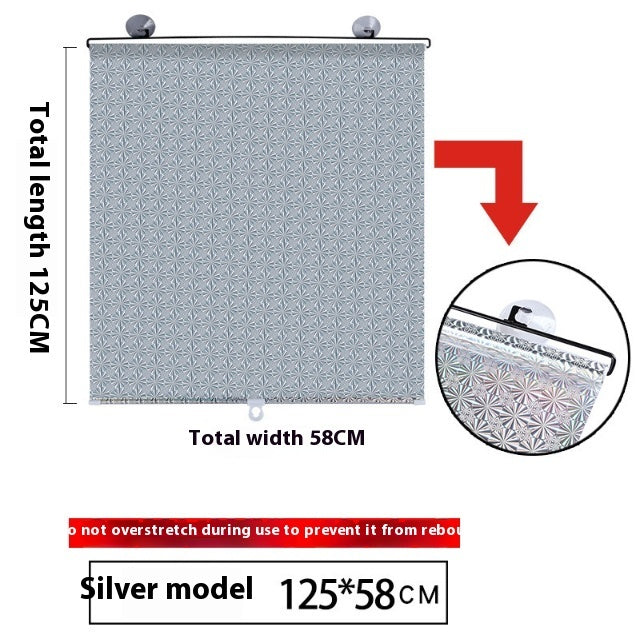 Household Window Sun Protection House DealSniper.net 58x125cm Silver laser