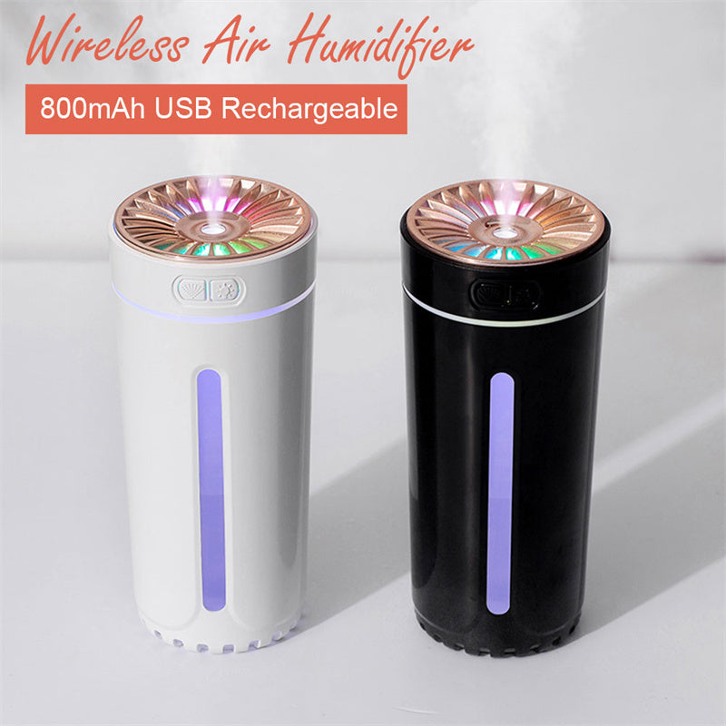 Wireless Air Humidifier Colorful Lights Fogger Diffuser For Car Vehicle DealSniper.net