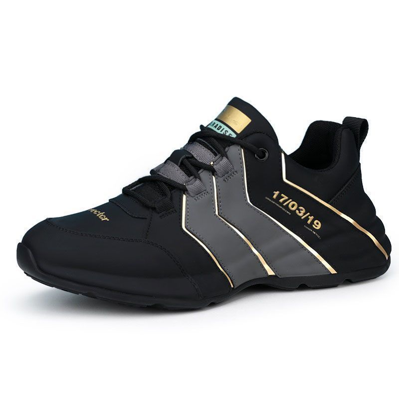 Men's Casual Shoes Sports Walking Running Sneakers Men dealsniper-net Black Size38