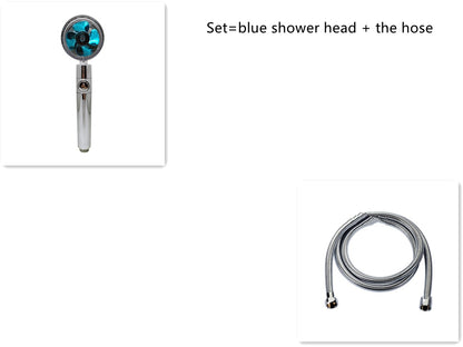 Shower Head Water Saving Flow 360 Degrees Rotating