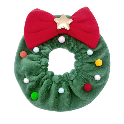 Christmas Pet Bow-knot Collar Friendly To Skin Xmas Pet Scarf Pets Gym From House