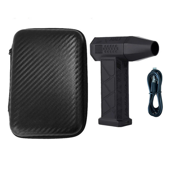 Mini Turbo Violent Fan Dust Blowing Gun House DealSniper.net 8000amh Black