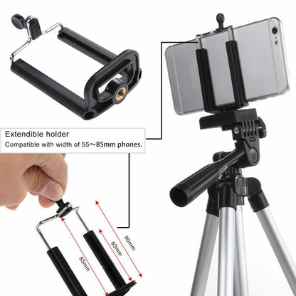 Professional Camera Tripod Stand Holder Mount For Cell Phone, Portable Tripod, Mobile Phone Live Stream Holder, Camera Tripod Gadgets dealsniper-net