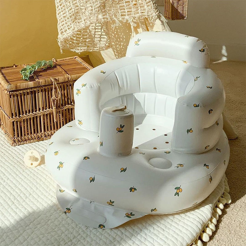 Portable Inflatable Baby Dining Chair For Bathing And Swimming Kids DealSniper.net Olive
