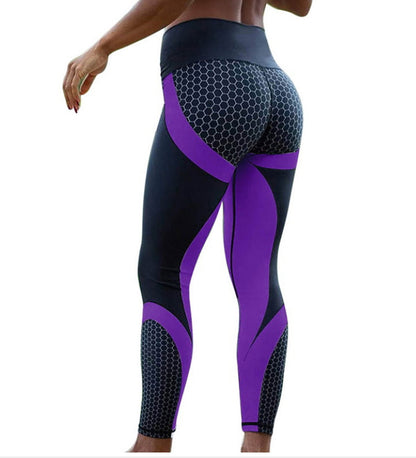 Yoga Fitness Leggings Women Pants Fitness Slim Tights Gym Running Sports Clothing Women dealsniper-net Purple 3XL