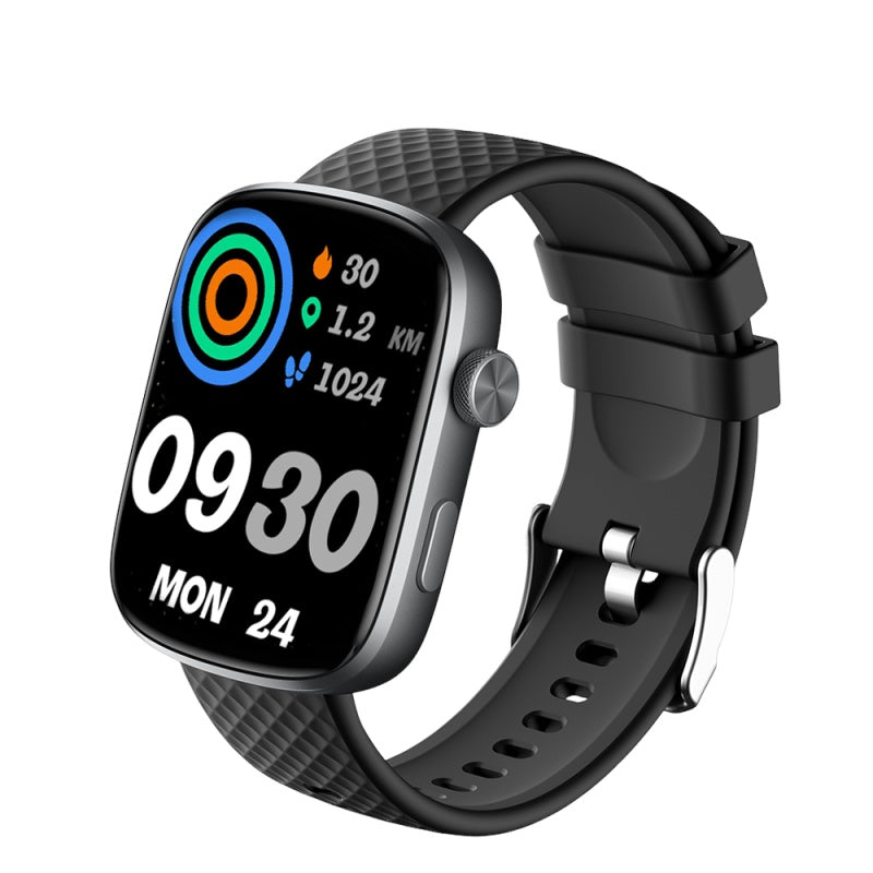 Smart Watch Bluetooth Call &1.95 HD Screen -Heart Rate Jewelry Gym From House Black