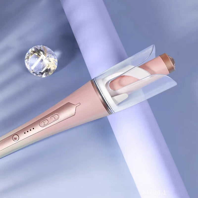 Portable Automatic Lazy Self-rotating Curling Iron Beauty DealSniper.net Girl pink EU
