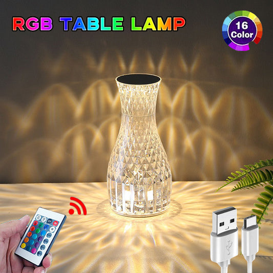 Vase Shape Atmosphere Crystal Lamp Table Lamp Home Home dealsniper-net