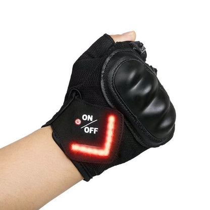 Turn Auto Sensing Sport Riding Gloves Sports DealSniper.net Black USB L
