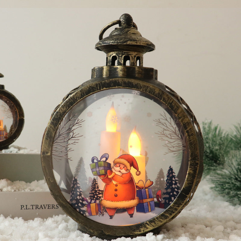 Christmas Decorations Retro Night Light Luminous Gift Holidays DealSniper.net Santa Bronze Large