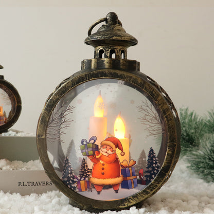 Christmas Decorations Retro Night Light Luminous Gift Holidays DealSniper.net Santa Bronze Large