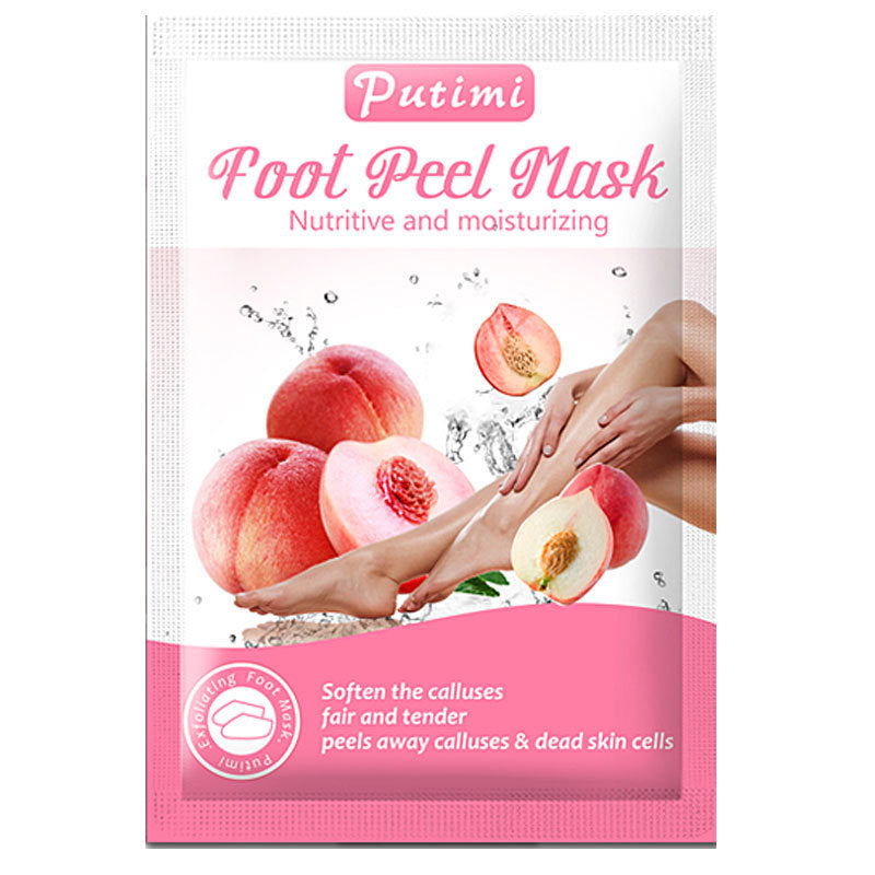 New Exfoliating Foot Mask Foot SPA Pedicure Socks Beauty dealsniper-net PUTIMI Peach Foot Mask