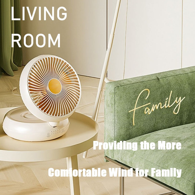 Table Fan Rechargeable Remote Control Fan With Auto Gadgets DealSniper.net