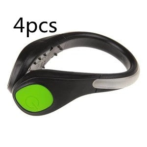 Flashing shoe clips outdoor warning lights Outdoor dealsniper-net Green4pcs