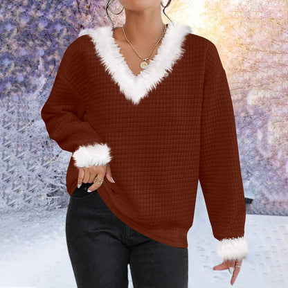 New Cross Border Autumn And Winter Clothing Women Gym From House Brown 2XL