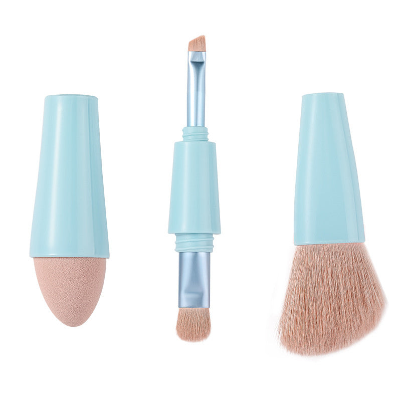 Tool Makeup Brush 4-in-1 Multi-function Beauty DealSniper.net Blue