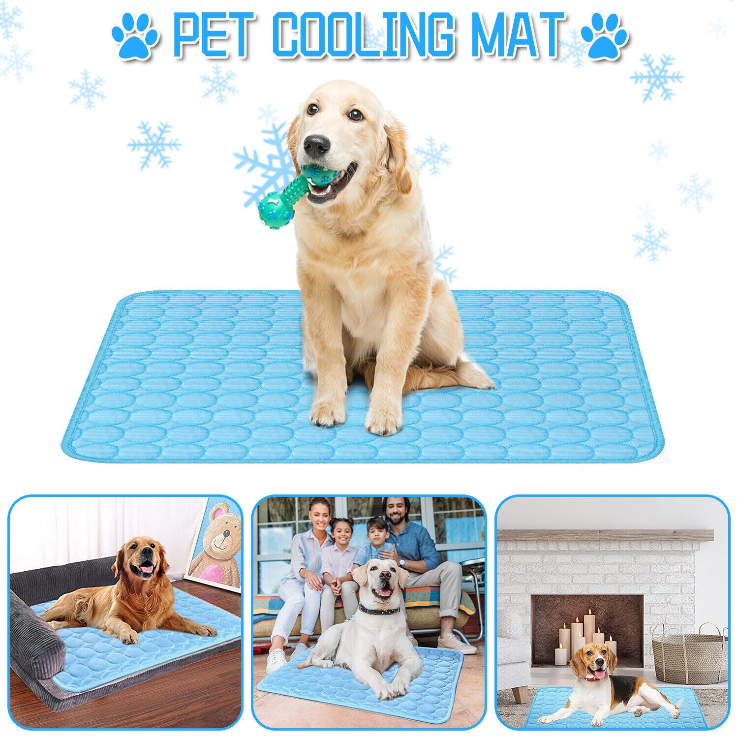 Pet Cooling Mat Cool Pad Cushion Dog Cat Puppy Blanket For Summer Sleeping Bed Dog Cooling Bed Pet Cooling Mat Pets dealsniper-net