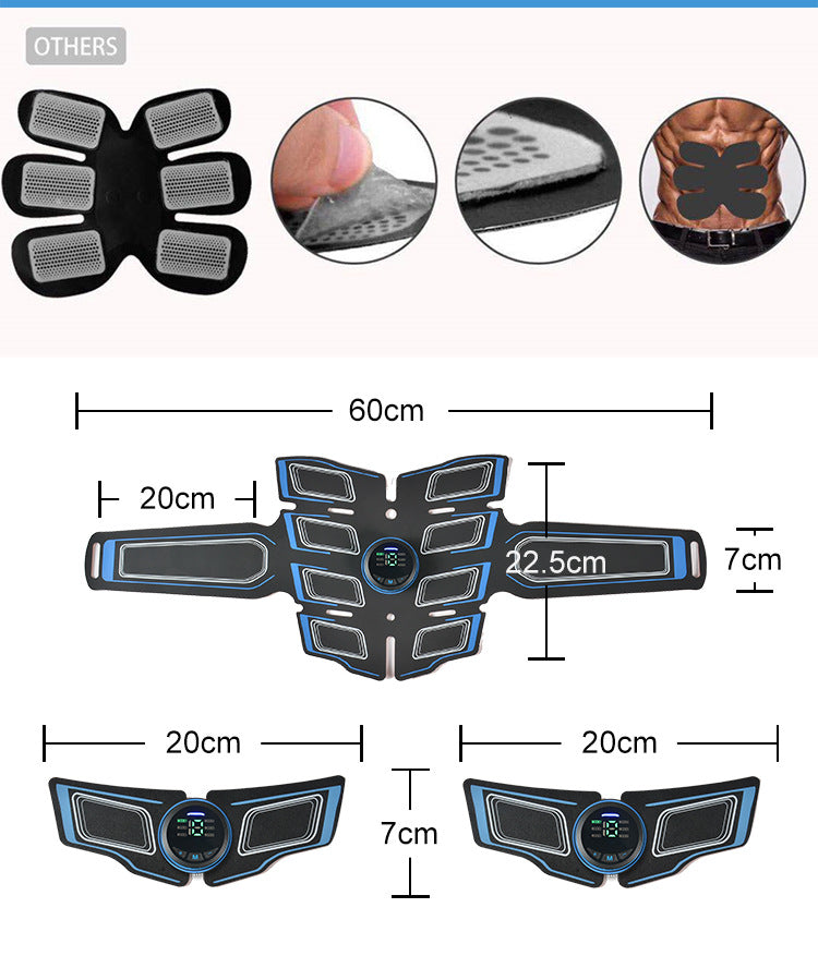 Home EMS Fitness Belt Abs Abdominal Massager Sports Gym From House