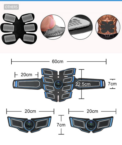Home EMS Fitness Belt Abs Abdominal Massager Sports Gym From House