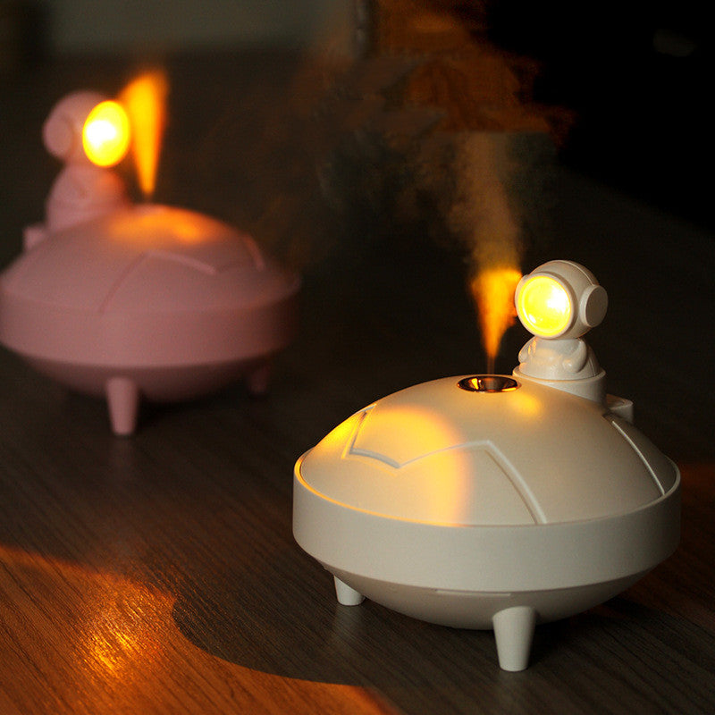 Astronaut Sunset Lamp Humidifier 2 Spraying Mode 360 Degree Home Decor DealSniper.net