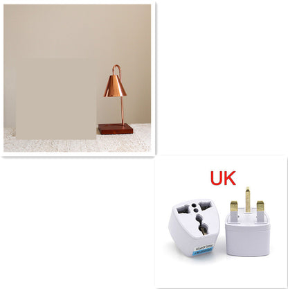 Aromatherapy Diffuser Wax Electric Melt Warmer Safety Lamp Home Decor dealsniper-net Brown UK