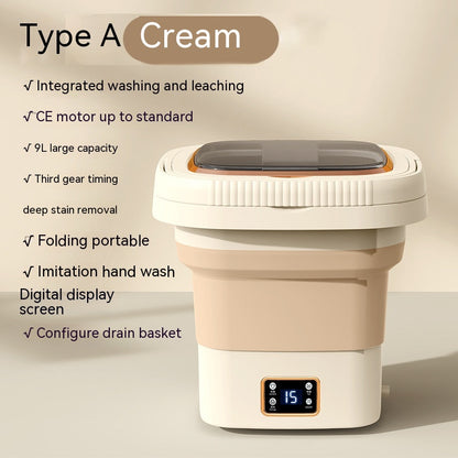 Portable Washing Integrated Intelligent Digital Display Folding Washing Machine