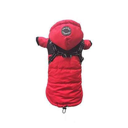 Pet Coat Waterproof Warm Pet Dog Clothes Pet Shell Jacket Pets dealsniper-net Red 2XL