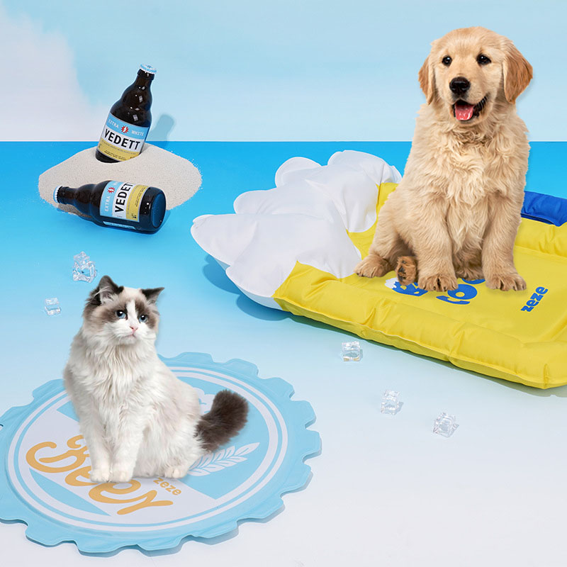 Beer Pet Ice Pad Dog Cooling Pad Summer Cooling Sleeping Pad Pets Gym From House