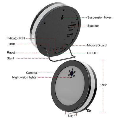 Wireless Smart Surveillance Camera Voice Conversation Security House dealsniper-net