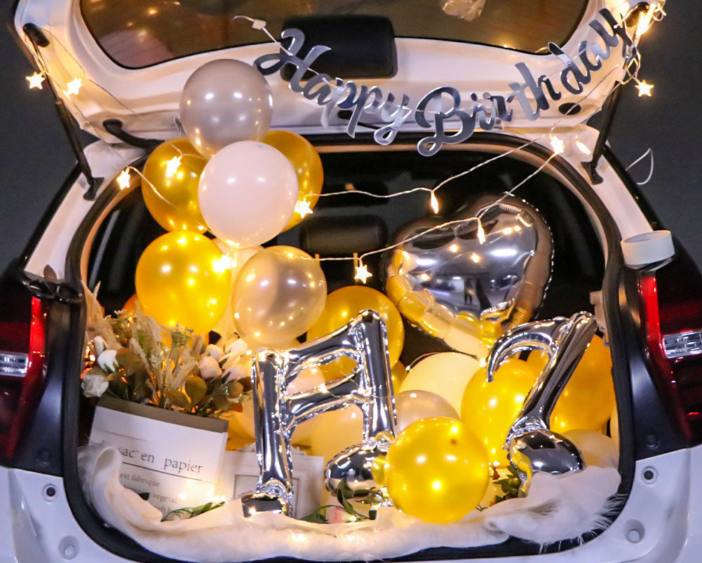 Car Trunk Surprise Arrangement Set Child Girlfriend Birthday