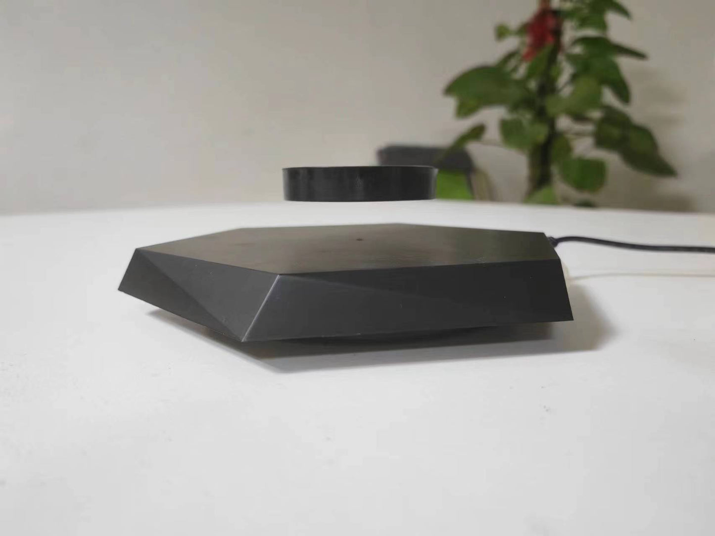 Magnetic Suspension Universal Tray Display Stand Home Decor DealSniper.net Black