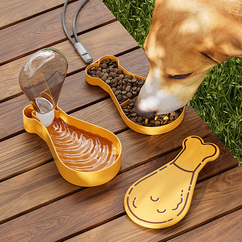 Dog Outing Water Cup Portable Kettle Outdoor Water Feeder