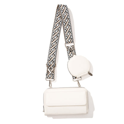 One-shoulder Crossbody Mobile Phone Bag Multi-functional Women Gym From House White Mother And Child Bag