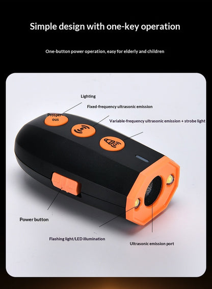 Portable Handheld Ultrasonic Dog Repeller Pets DealSniper.net