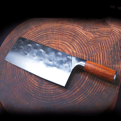 Fashion Stainless Steel Kitchen Knife Kitchen DealSniper.net Round Forging Chopper Knife