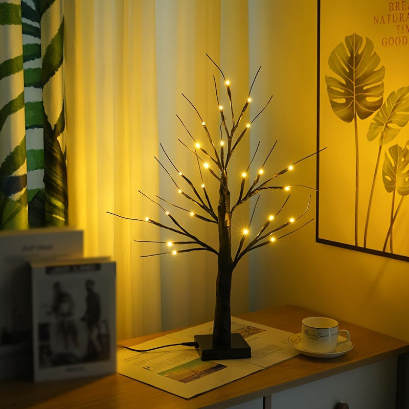 USB Birch Light Home Decor Gym From House 60cm black
