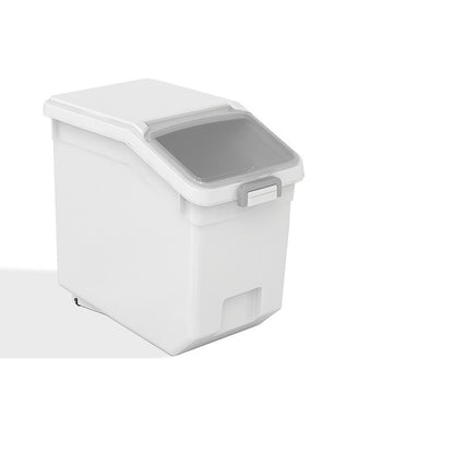 Kitchen Rice Bucket Household Sealed Rice Box 20 Kg Kitchen dealsniper-net White cover 35kg